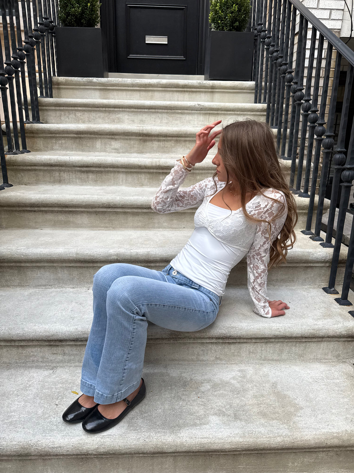 white lace bolero- PRE ORDER