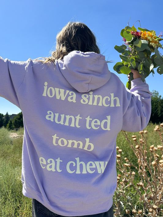 Iowa sinch aunt ted tomb eat chew